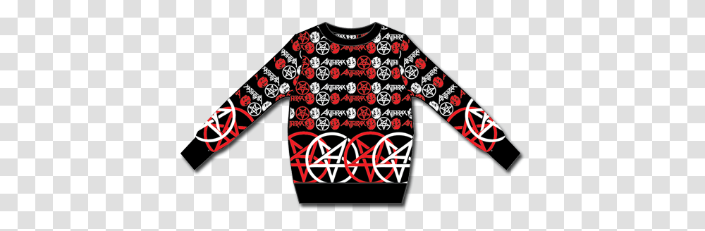 Anthrax Sweater, Apparel, Sleeve, Long Sleeve Transparent Png