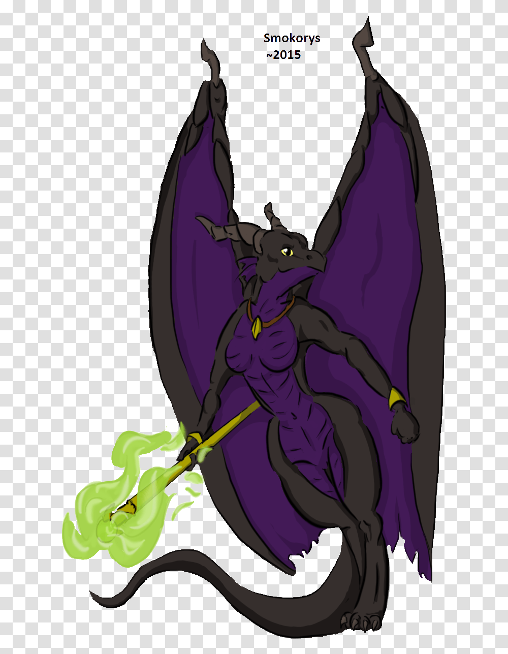 Anthro Dragon Form In Digital By Smokorys Maleficent Maleficent Dragon, Purple, Statue, Sculpture, Art Transparent Png