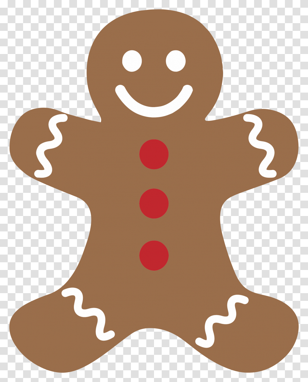 Anthropomorphic Cookie Decoration Free Picture Gingerbread Man Vector, Food, Biscuit, Snowman, Winter Transparent Png