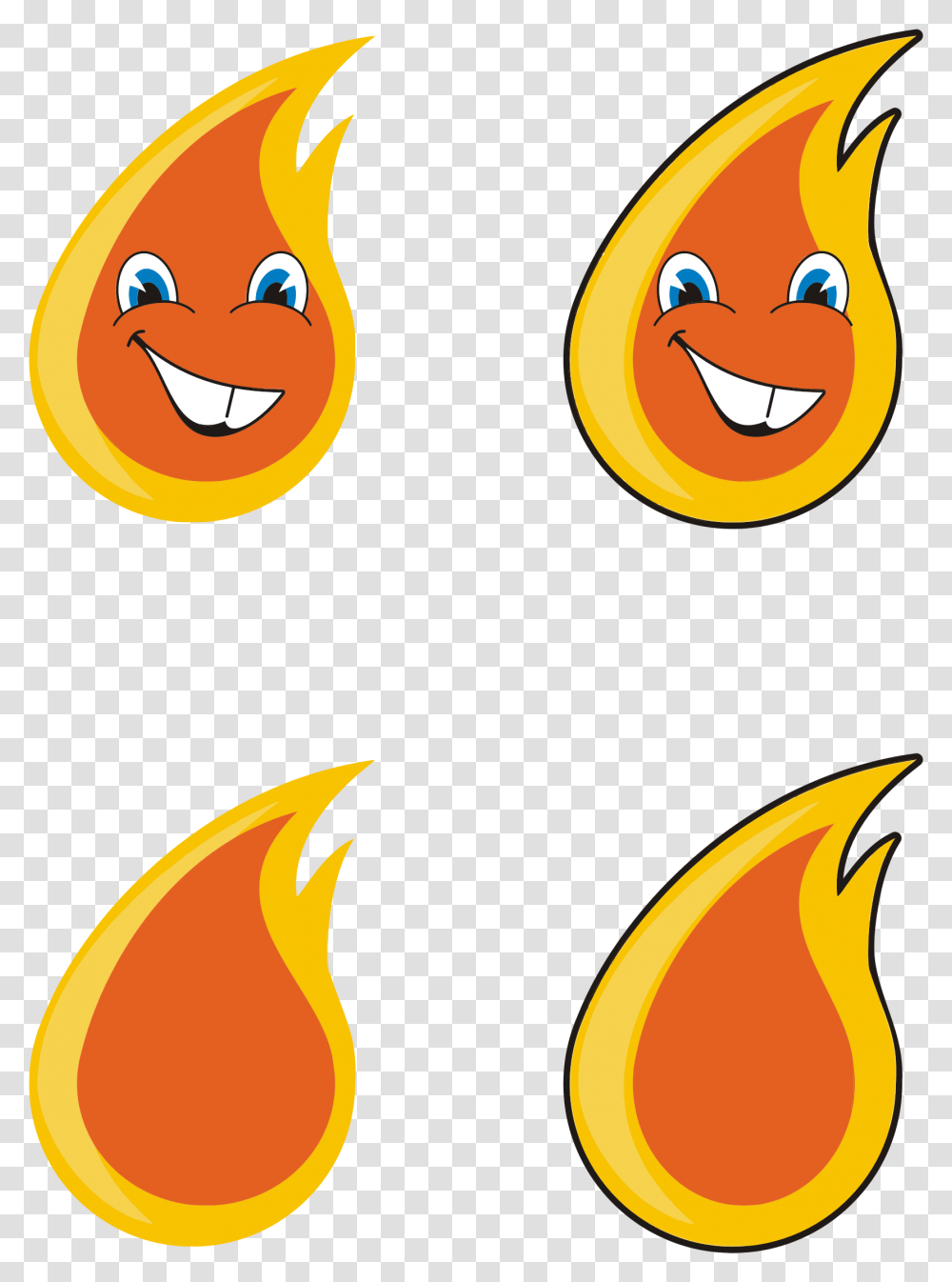 Anthropomorphic Flame Clip Arts Cartoon Flame, Fire, Angry Birds Transparent Png