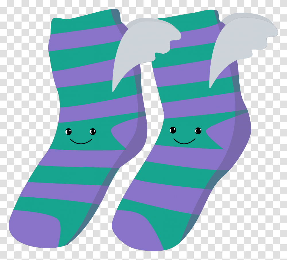 Anthropomorphic Winged Socks Icons, Apparel, Footwear, Shoe Transparent Png