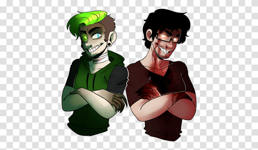 Anti And Dark Darkiplier Creepy Antisepticeye Art, Person, Green, Face Transparent Png