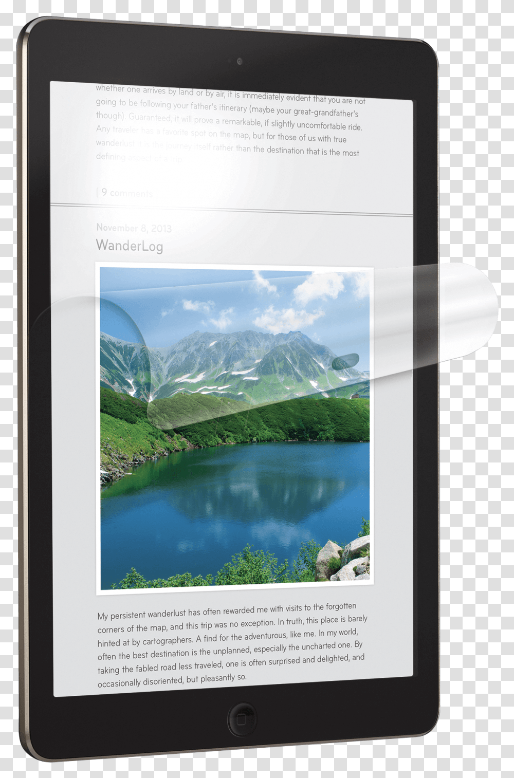 Anti Glare Filter 97 Ipad Air Technology Applications, Outdoors, Nature, Text, Electronics Transparent Png