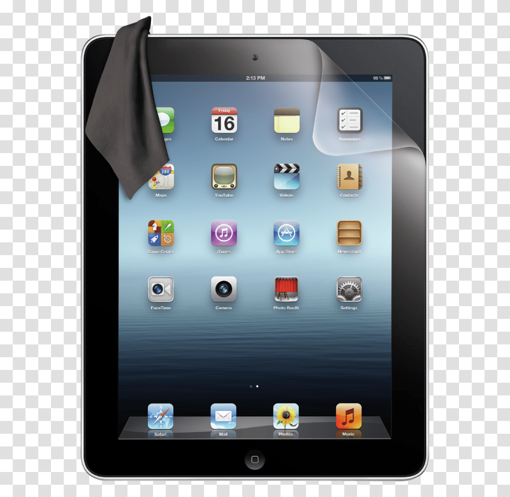 Anti Glare Screen Protector For Ipad Ipad, Computer, Electronics, Tablet Computer, Mobile Phone Transparent Png