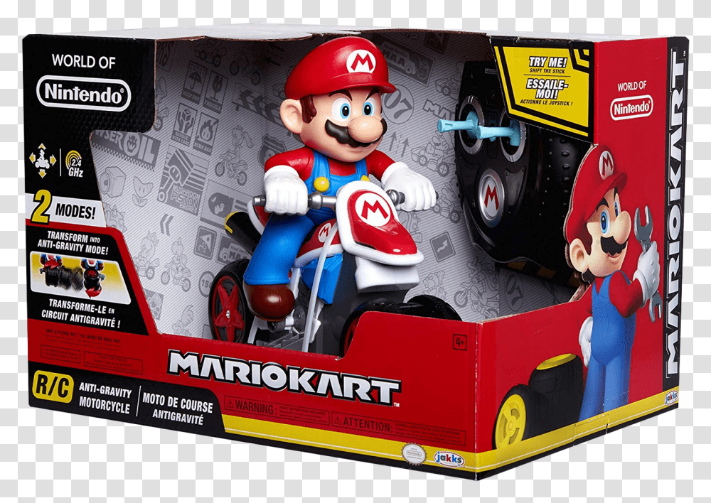 Anti Gravity Remote Control Motorcycle Vehicle Mario Series, Kart, Transportation, Person, Sports Car Transparent Png
