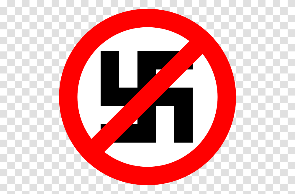 Anti Nazi Symbol Clip Art, Road Sign, Stopsign Transparent Png