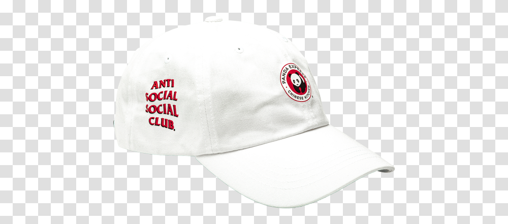Anti Social Club Assc X Panda Express Hat As0052 2020 For Baseball, Clothing, Apparel, Baseball Cap Transparent Png