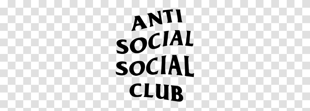 Anti Social Social Club Logo Vector, Gray, World Of Warcraft Transparent Png