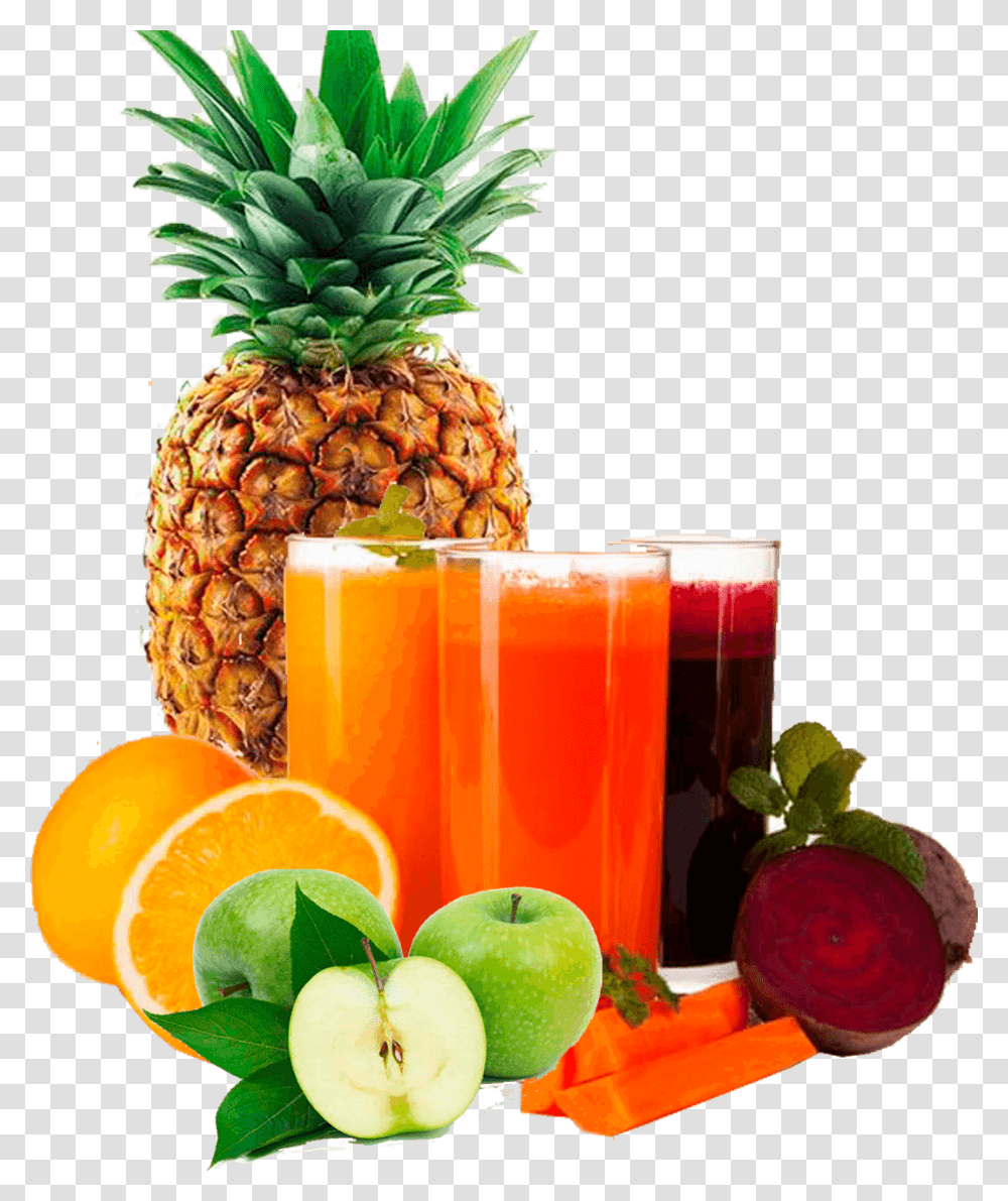 Anti Stress Juice Frutas En Ingles, Pineapple, Fruit, Plant, Food Transparent Png