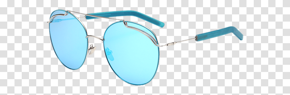 Anti Uv Double Metallic Crossbar Sunglasses Blue Mercury Goggles, Accessories, Accessory Transparent Png