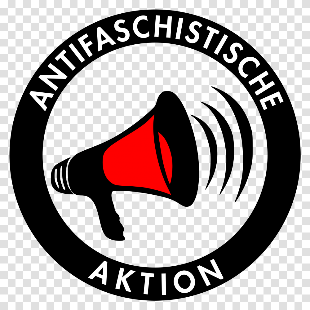 Antifa Megafon Clip Arts Antifaschistische Aktion, Logo, Blackbird Transparent Png