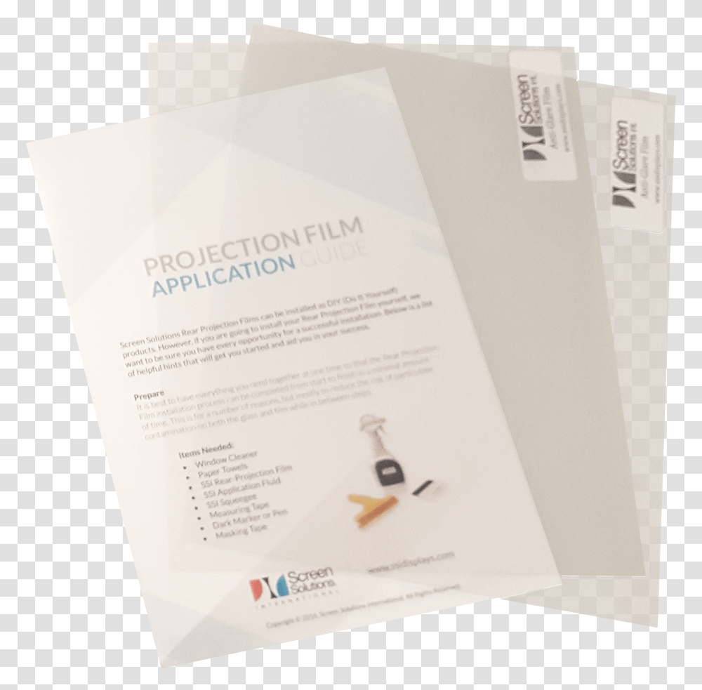 Antiglare Film Samples And Projection Film Application Graphic Design, Advertisement, Poster, Flyer, Paper Transparent Png