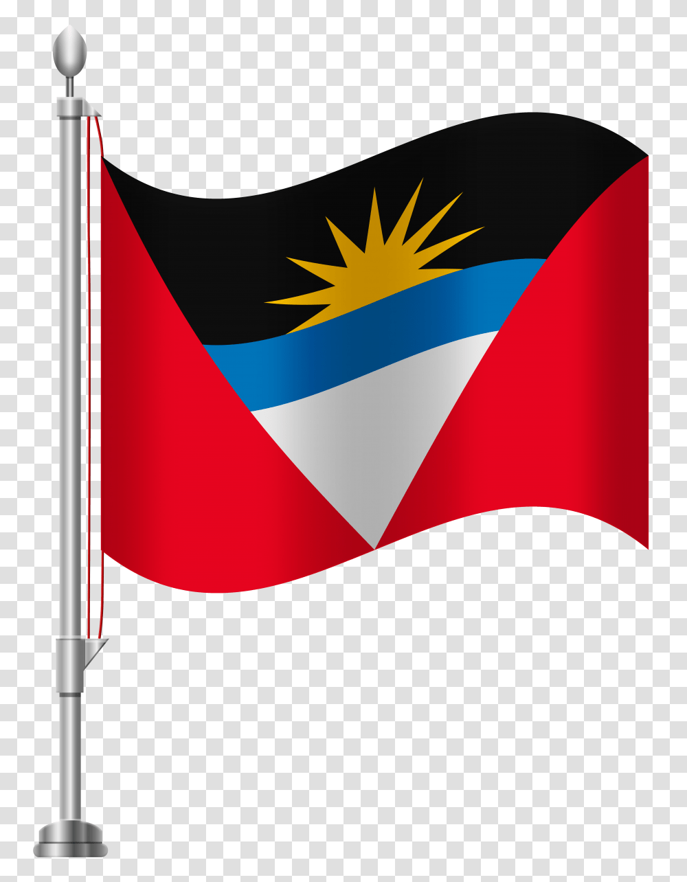Antigua Flag Clip Art, American Flag Transparent Png