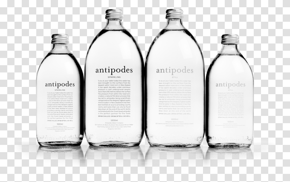 Antipodes Water Antipodes Water, Bottle, Milk, Beverage, Drink Transparent Png
