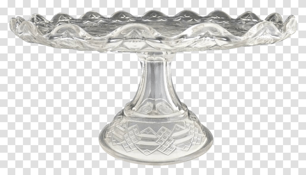 Antique Bryce Walker Glass Cake Stand Jacobs Ladder Cake Stand Background, Architecture, Building, Pottery, Pillar Transparent Png