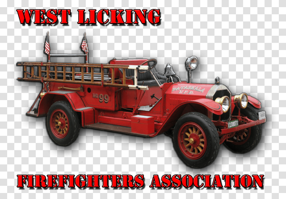 Antique Car, Fire Truck, Vehicle, Transportation, Wheel Transparent Png