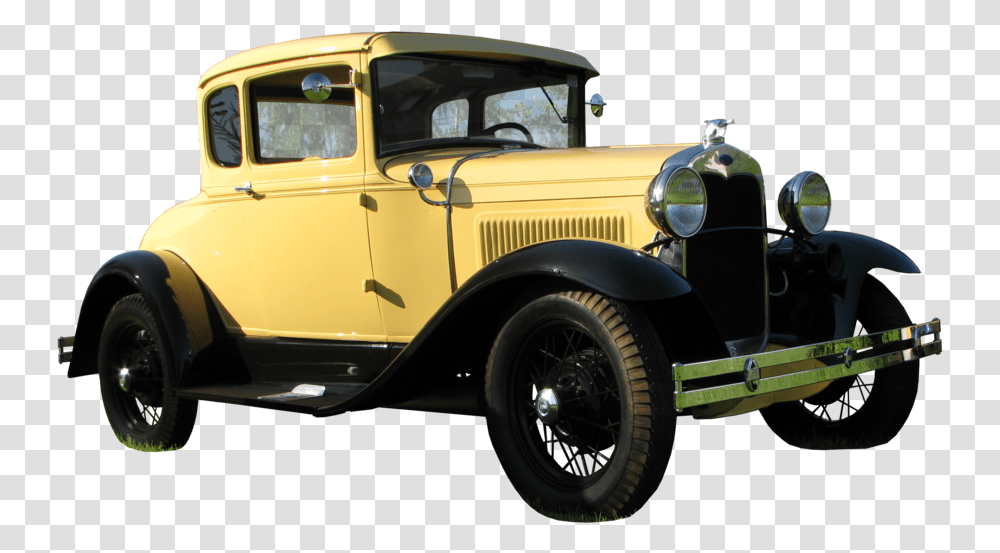 Antique Car Hd Old Ford Car, Wheel, Machine, Vehicle, Transportation Transparent Png