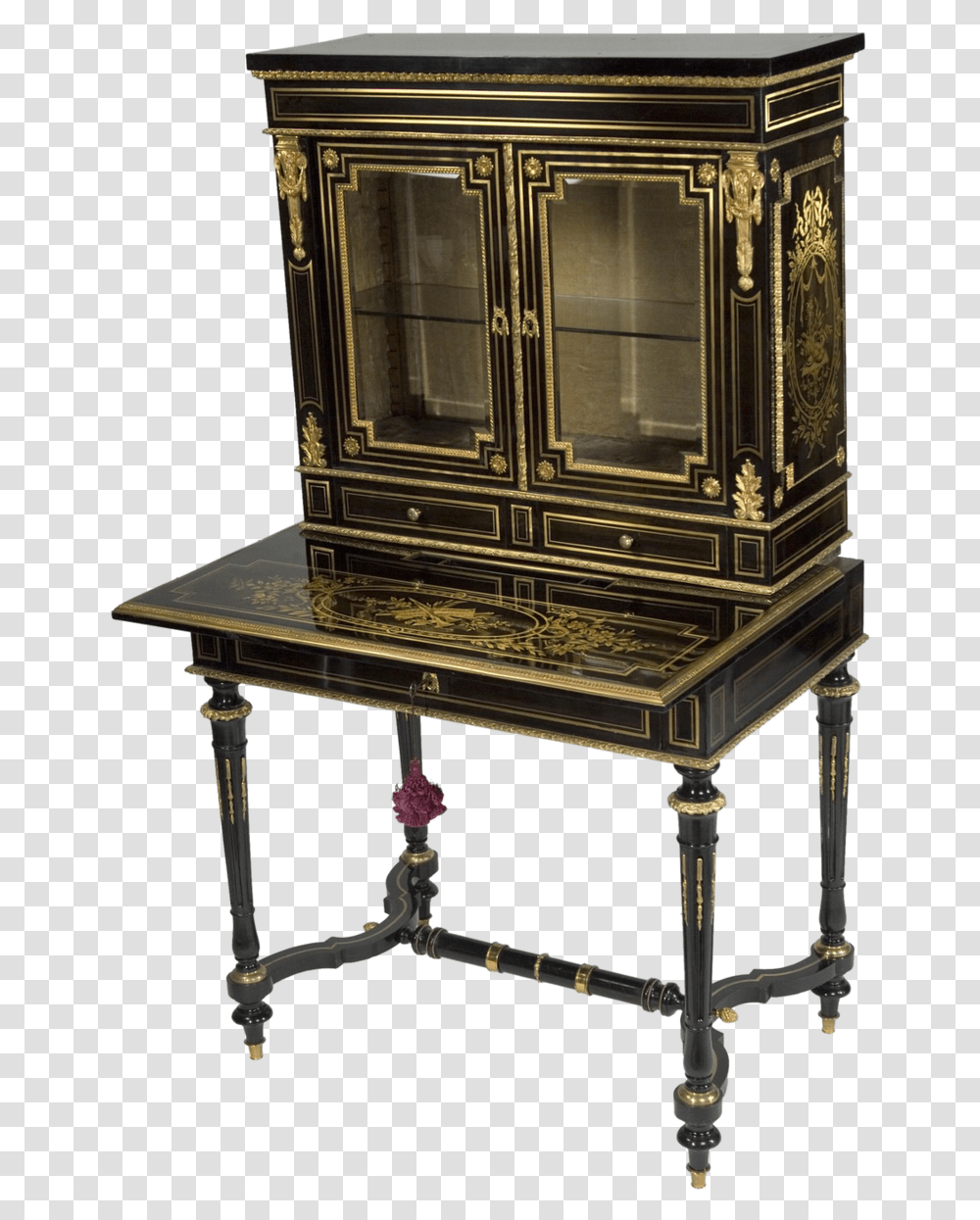 Antique Clipart Antic Furniture, Cabinet, China Cabinet, Fireplace, Indoors Transparent Png