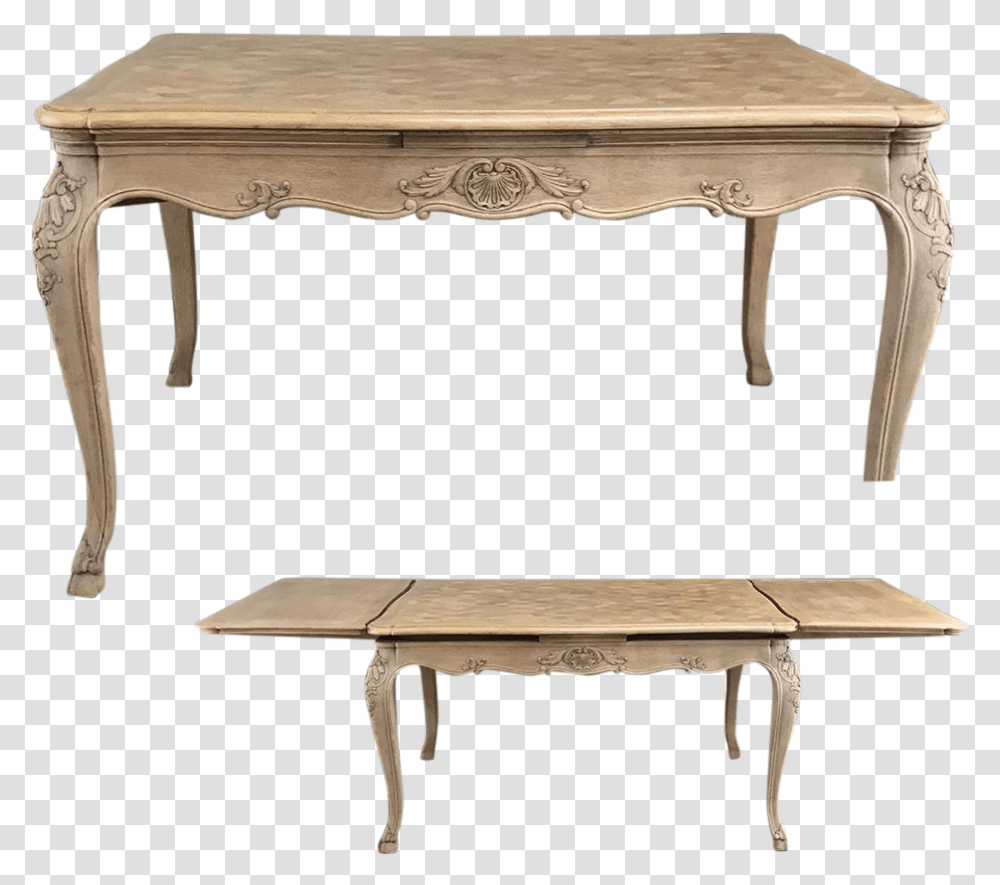 Antique Country French Provincial Stripped Draw Leaf Dining Table Coffee Table, Furniture, Tabletop, Desk, Chair Transparent Png
