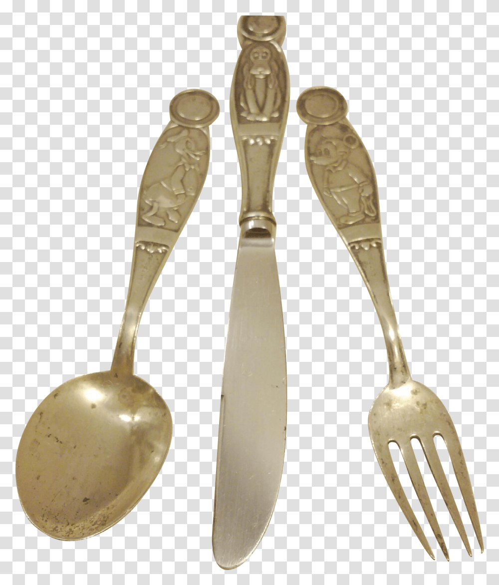 Antique, Cutlery, Spoon, Fork, Wooden Spoon Transparent Png