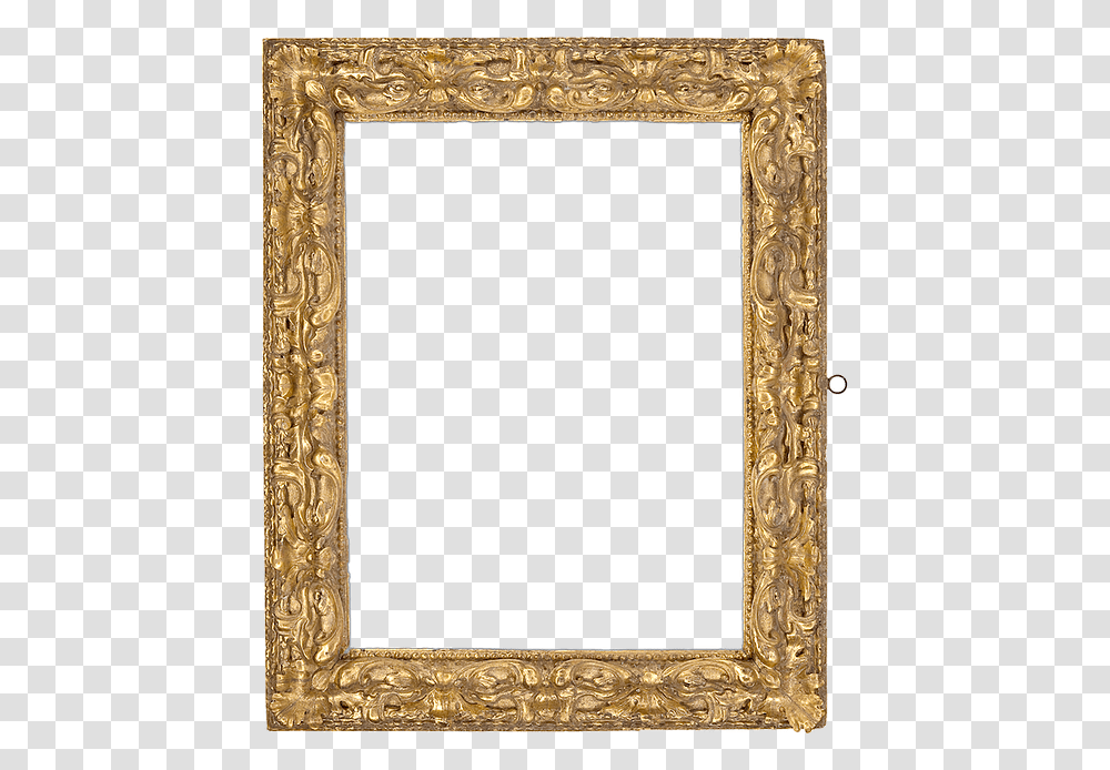 Antique Frame Golden Photo Border Hd, Rug, Mirror Transparent Png