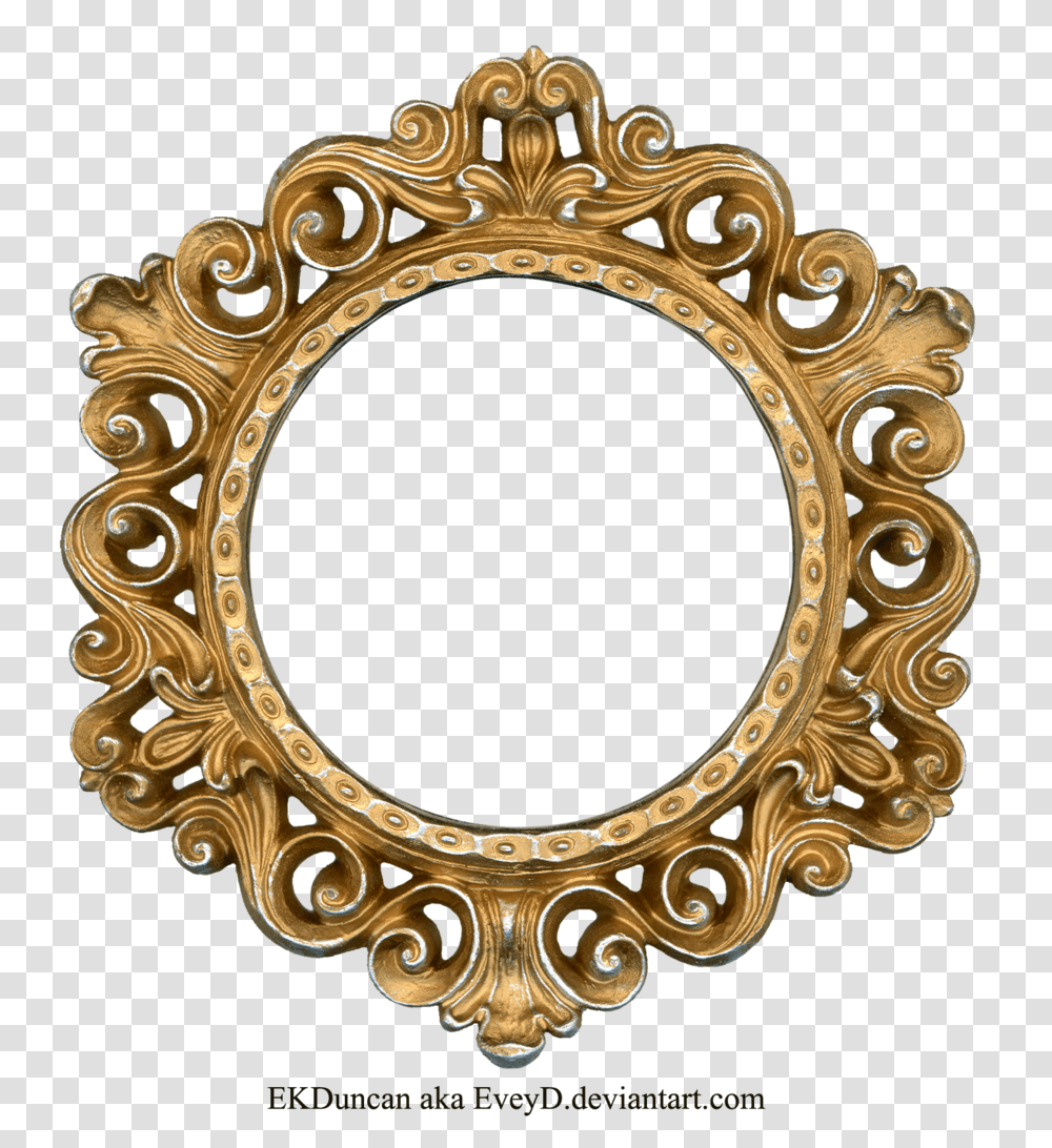 Antique Frame Vintage Picture Frame, Gate, Gold, Oval, Pattern Transparent Png