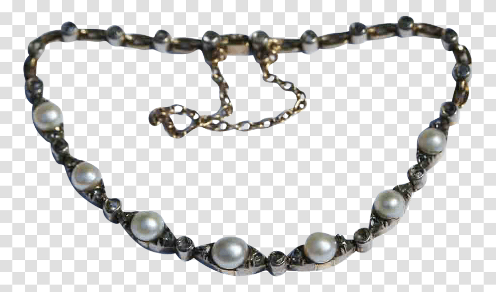 Antique French Pearl Diamond Bracelet From Necklace, Accessories, Accessory, Jewelry, Bead Transparent Png