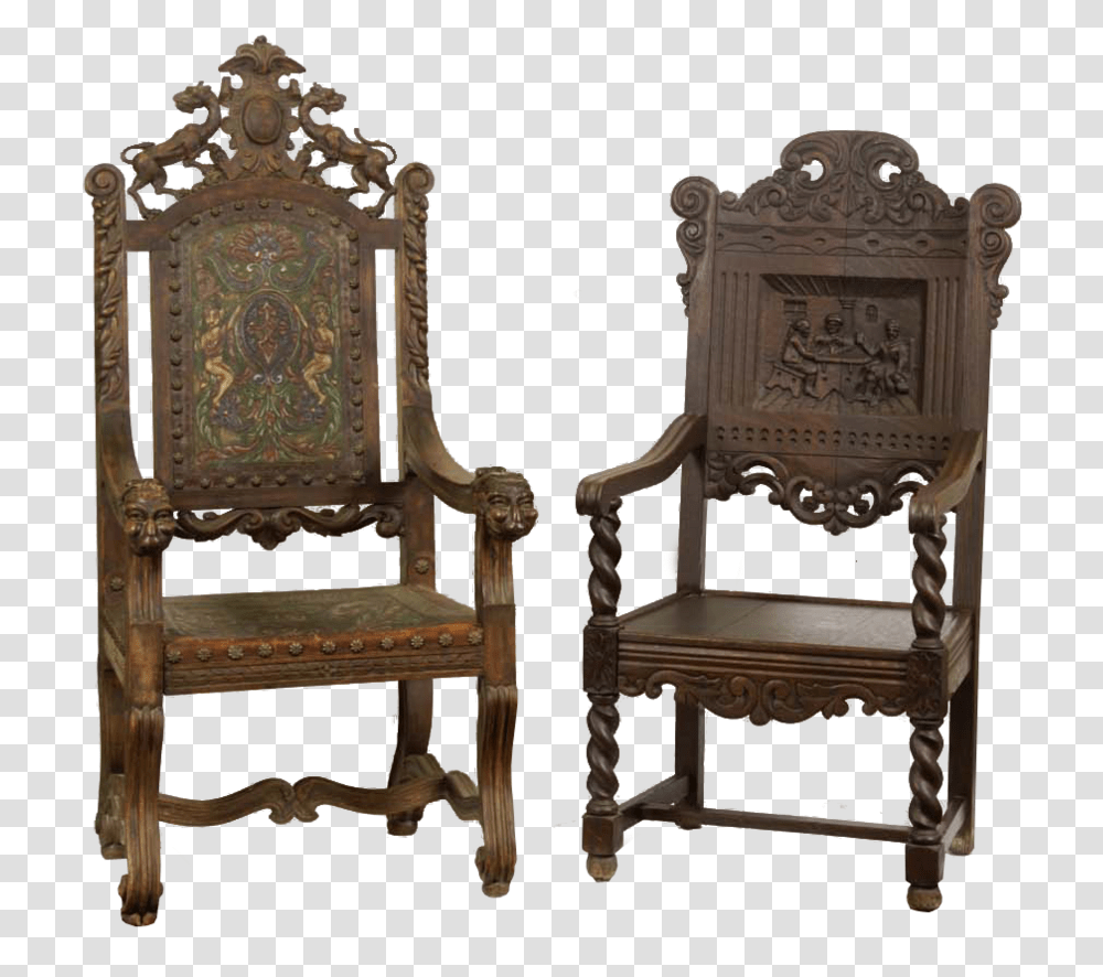 Antique Furniture, Chair, Throne, Crib, Armchair Transparent Png