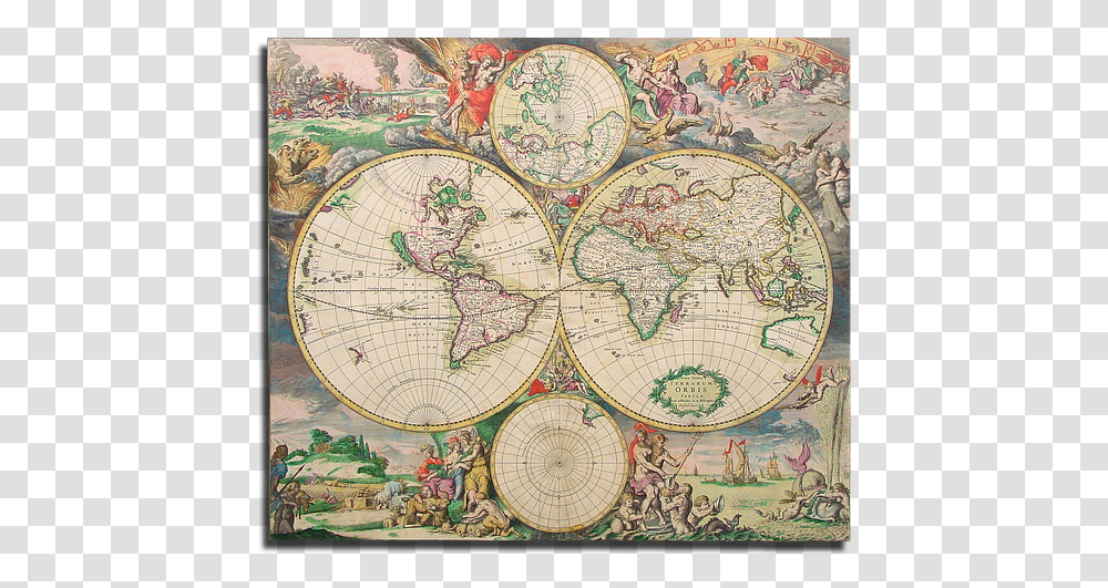 Antique Globe Map, Diagram, Atlas, Plot, Rug Transparent Png