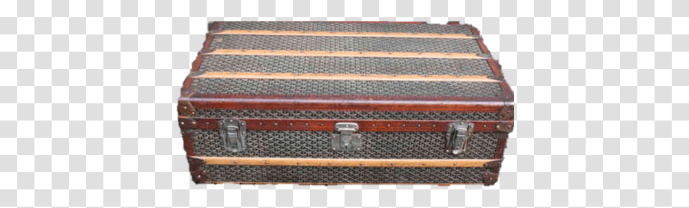 Antique Goyard Malle Cabine Trunk Briefcase, Luggage, Suitcase, Rug Transparent Png