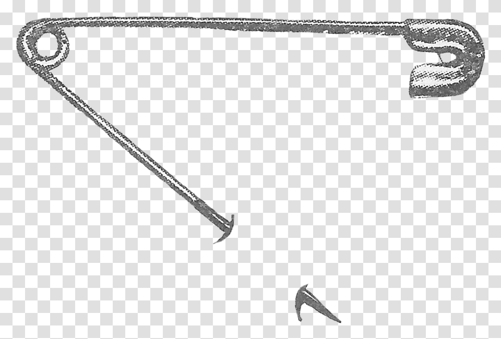 Antique Graphics Wednesday Pins Safety Pin, Tool, Weapon, Weaponry, Ninja Transparent Png