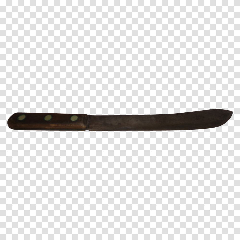 Antique Green River Works Butcher Knife, Weapon, Weaponry, Blade, Sword Transparent Png