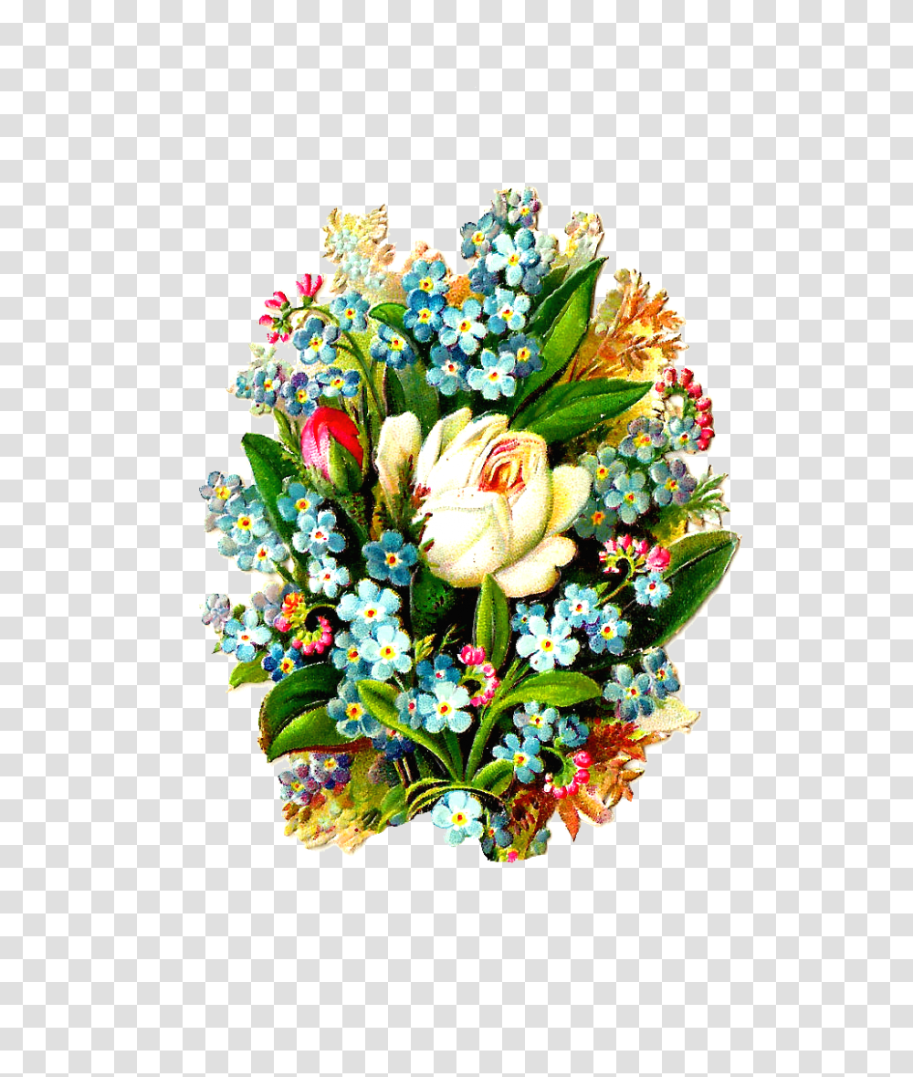 Antique Images Free Digital Flower Clip Art Graphic Of White, Floral Design, Pattern, Collage Transparent Png