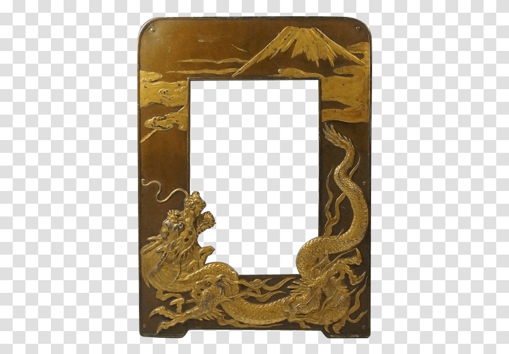 Antique Japanese Picture Frame, Mirror, Painting, Interior Design Transparent Png