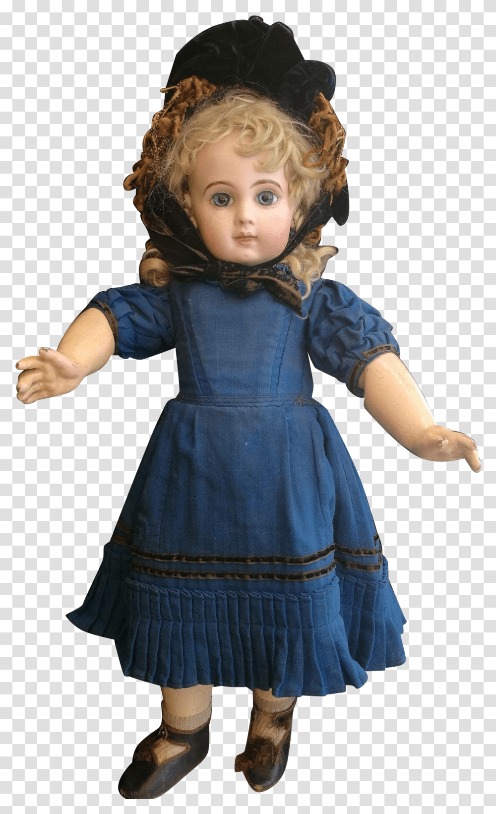 Antique Jumeau Doll Ej Depose Doll, Toy, Skirt, Apparel Transparent Png