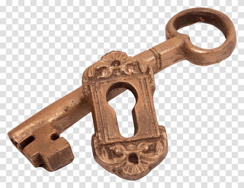 Antique Key Key, Bronze, Cross, Hammer Transparent Png