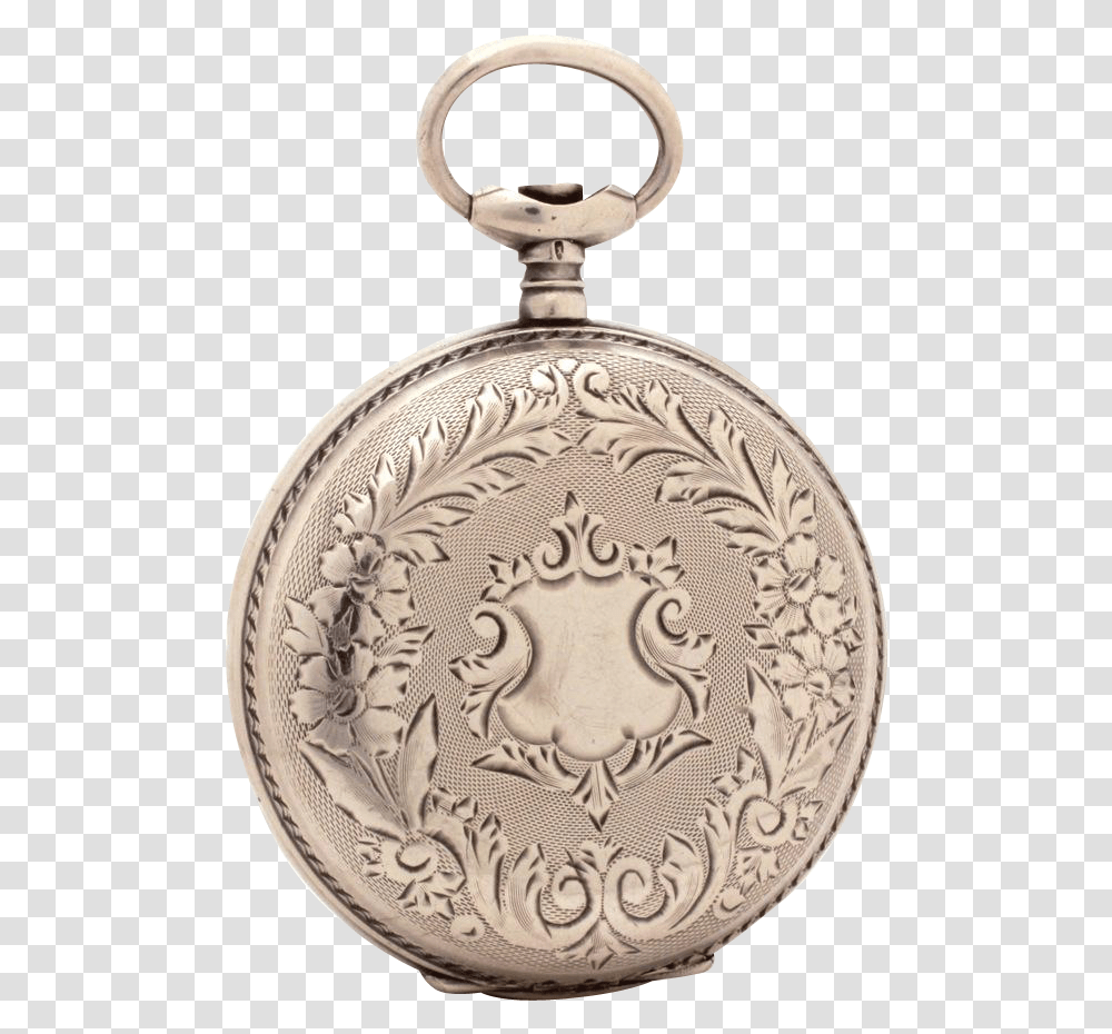 Antique Mathey Jacot Locle 875 Silver Swiss Pocket Locket, Pendant, Jewelry, Accessories, Accessory Transparent Png