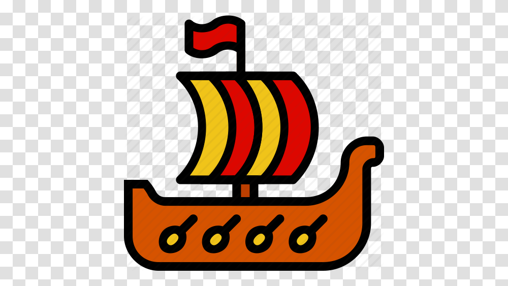 Antique Medieval Old Ship Viking Icon, Guitar, Leisure Activities, Musical Instrument Transparent Png