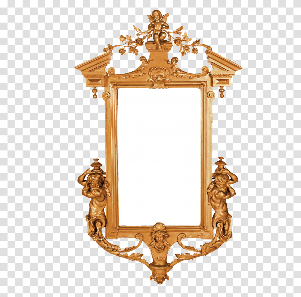 Antique Mirror, Cross Transparent Png