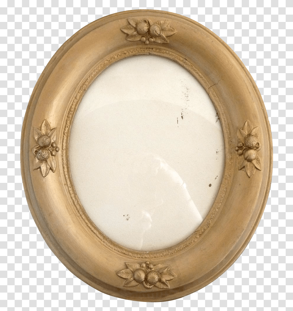 Antique Oval Picture Frame Gesso, Porcelain, Pottery, Mirror Transparent Png