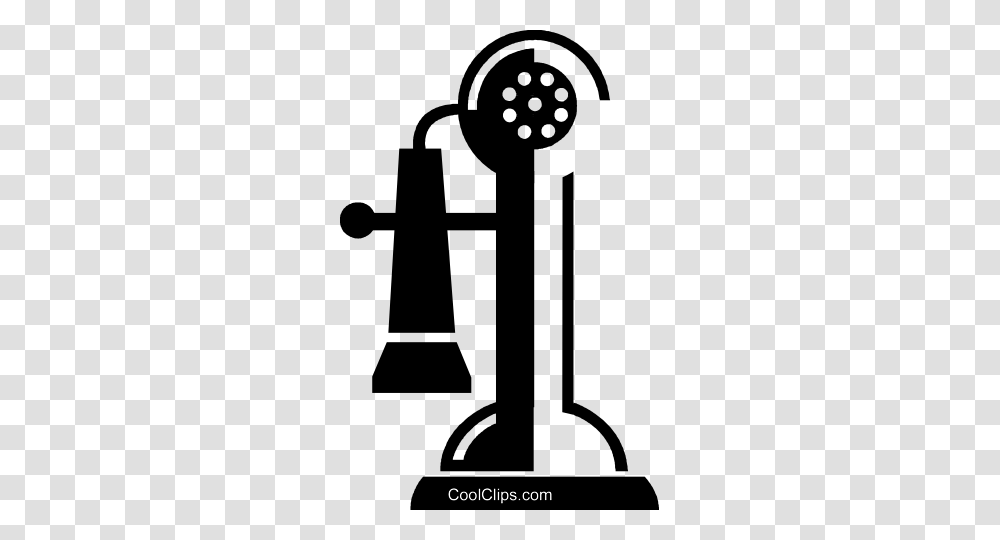 Antique Phone Royalty Free Vector Clip Art Illustration, Cross, Indoors Transparent Png