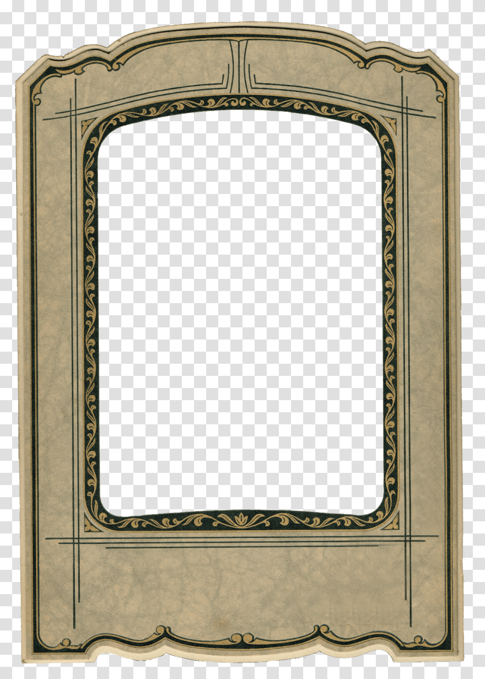 Antique Photo Frame Free Clipart Printable Graphics Antique Cardboard Photo Frame, Rug, Painting, Screen Transparent Png