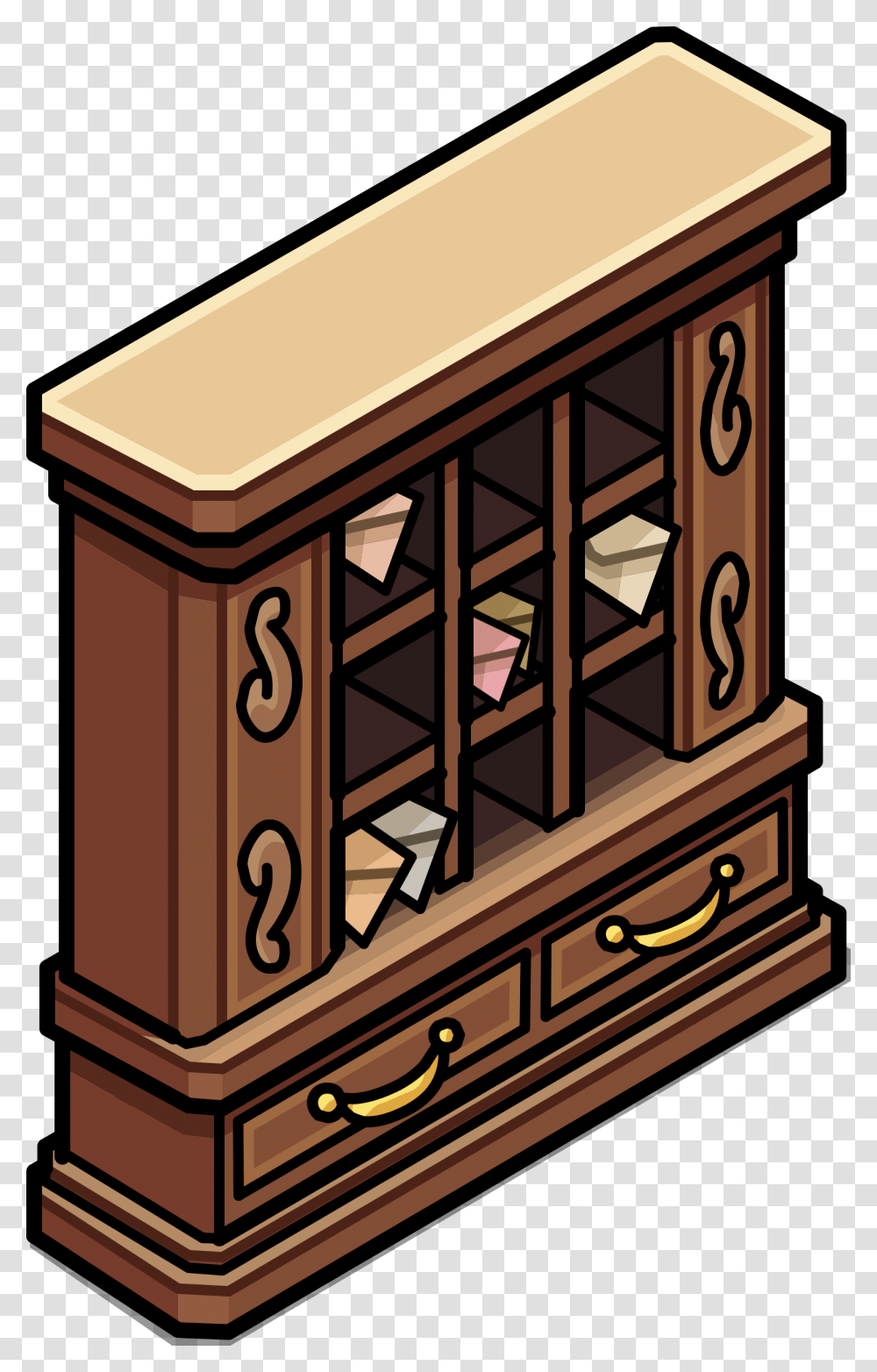 Antique Post Box Igloo, Furniture, Cabinet, Sideboard, Drawer Transparent Png