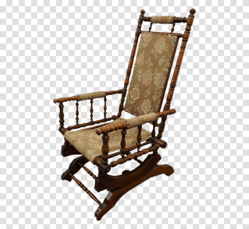 Antique Rocking Chair Background Rocking Chair, Furniture, Bow Transparent Png