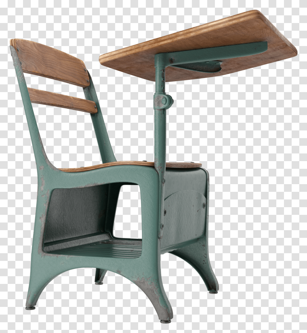 Antique School Desk Image School Desk Background, Furniture, Chair, Rocking Chair, Canvas Transparent Png