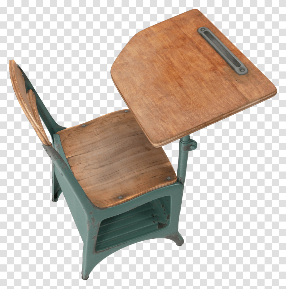 Antique School Desk Image School Desk, Wood, Furniture, Plywood, Chair Transparent Png