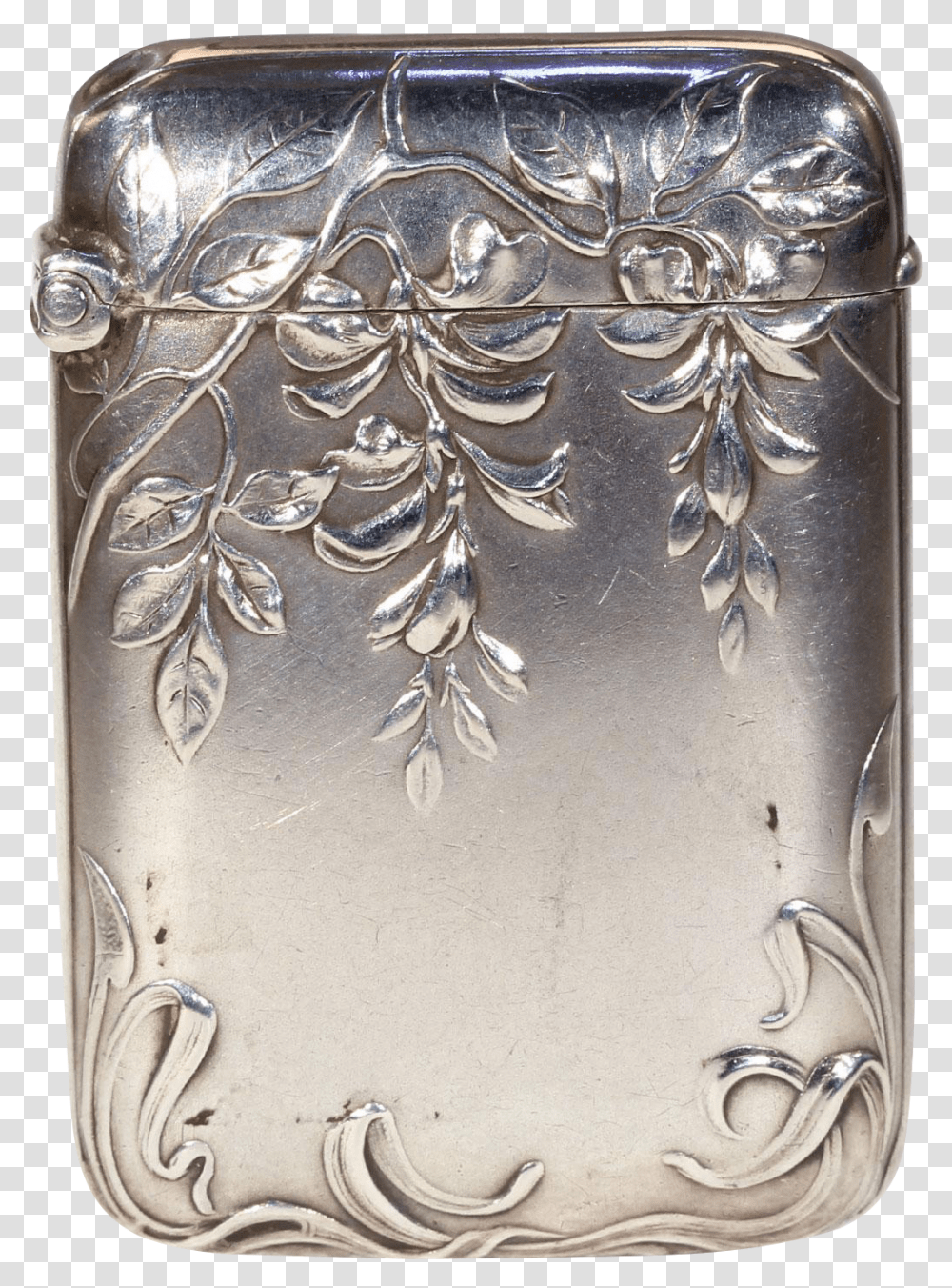 Antique Silver Art Nouveau Vesta Match Holder Smartphone, Interior Design, Furniture, Jar, Spire Transparent Png