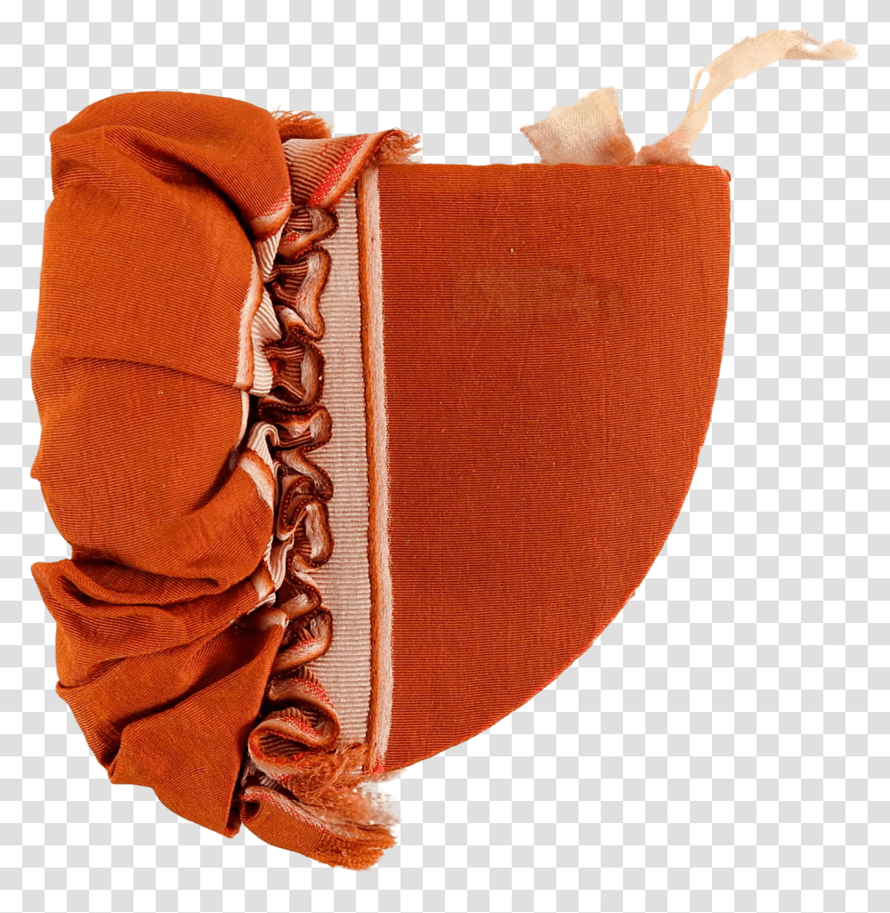 Antique Striped Silk Ribbon Bonnet Needle & Thread Holder Wool, Glove, Clothing, Apparel, Hat Transparent Png