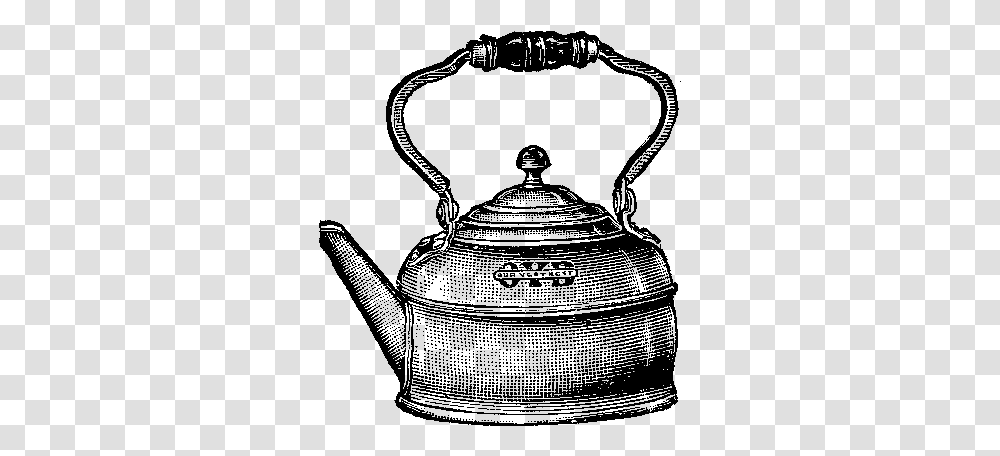 Antique Tea Pot Kettle Drawing, Nature, Outdoors, Outer Space, Astronomy Transparent Png