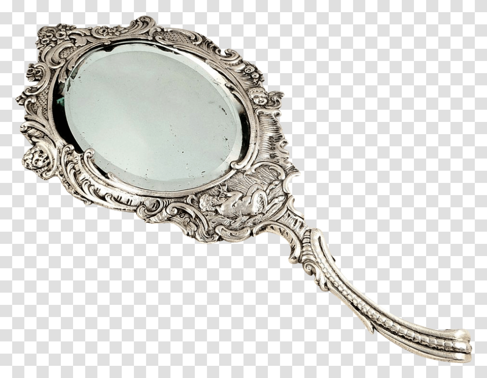 Antique Victorian Sterling Silver Mirror, Ring, Jewelry, Accessories, Accessory Transparent Png
